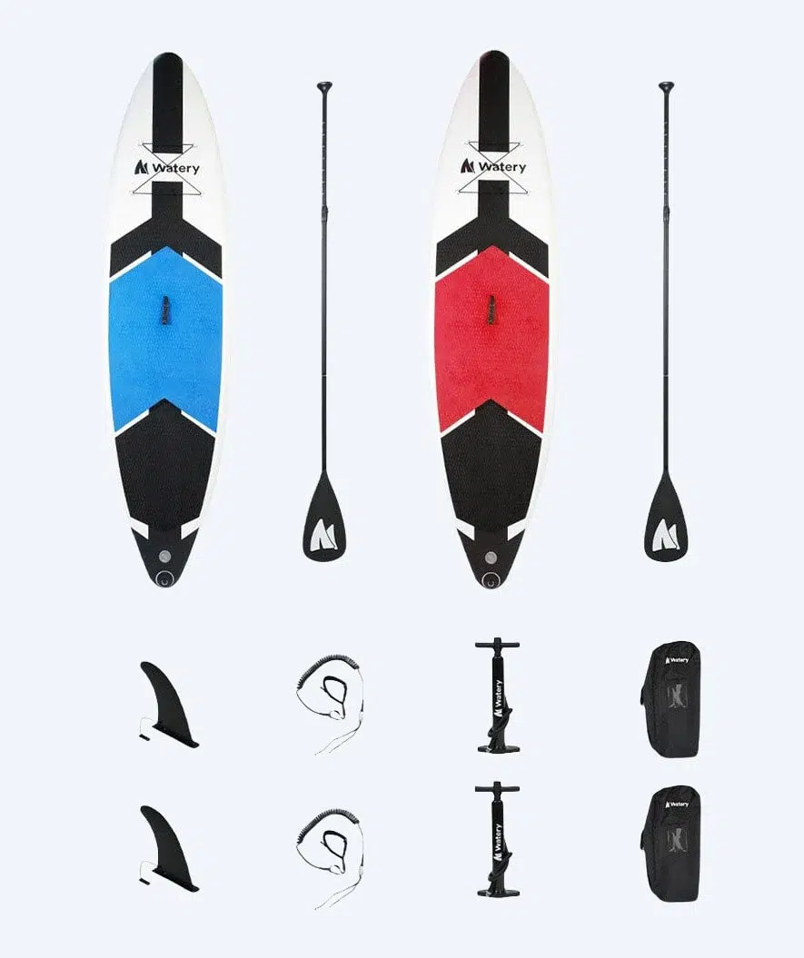 Pakketilbud: 2x Watery Global oppustelig SUP PaddleBoard